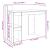 Birou, negru, 103,5x56,5x94 cm, lemn prelucrat GartenMobel Dekor