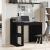 Birou, negru, 103,5x56,5x94 cm, lemn prelucrat GartenMobel Dekor