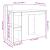 Birou, stejar fumuriu, 103,5x56,5x94 cm, lemn prelucrat GartenMobel Dekor