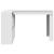 Birou, alb, 123,5x73,5x75 cm, lemn prelucrat GartenMobel Dekor