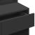 Masă de toaletă cu LED, negru, 80x41x144,5 cm GartenMobel Dekor