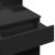 Masă de toaletă cu LED, negru, 100x40x130 cm GartenMobel Dekor