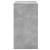 Masă de toaletă și taburet, gri beton, 60x40x113,5 cm GartenMobel Dekor