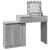 Masă de toaletă cu LED, gri sonoma, 115x37x110,5 cm GartenMobel Dekor