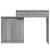Masă de toaletă cu LED, gri sonoma, 115x37x110,5 cm GartenMobel Dekor