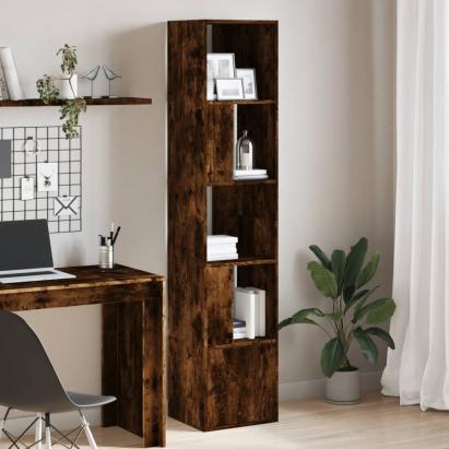 Bibliotecă, stejar fumuriu, 40x36x189 cm, lemn prelucrat GartenMobel Dekor