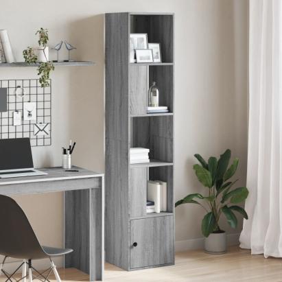 Bibliotecă, gri sonoma, 40x36x189 cm, lemn prelucrat GartenMobel Dekor