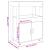Cărucior de bar, alb, 60x39,5x89 cm, lemn prelucrat GartenMobel Dekor