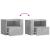Noptiere de perete, 2 buc., gri beton, 45x30x35 cm GartenMobel Dekor
