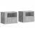 Noptiere de perete, 2 buc., gri beton, 45x30x35 cm GartenMobel Dekor