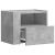 Noptiere de perete, 2 buc., gri beton, 45x30x35 cm GartenMobel Dekor