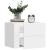 Noptiere de perete, 2 buc., alb, 45x30x35 cm GartenMobel Dekor