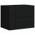 Noptiere de perete, 2 buc., negru, 45x30x35 cm GartenMobel Dekor