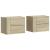 Noptiere de perete, 2 buc., stejar sonoma, 45x30x35 cm GartenMobel Dekor