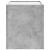 Noptiere de perete, 2 buc., gri beton, 45x30x35 cm GartenMobel Dekor