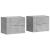 Noptiere de perete, 2 buc., gri beton, 45x30x35 cm GartenMobel Dekor