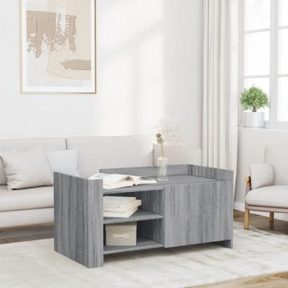 Măsuță de cafea gri sonoma 100x50x50 cm lemn prelucrat GartenMobel Dekor