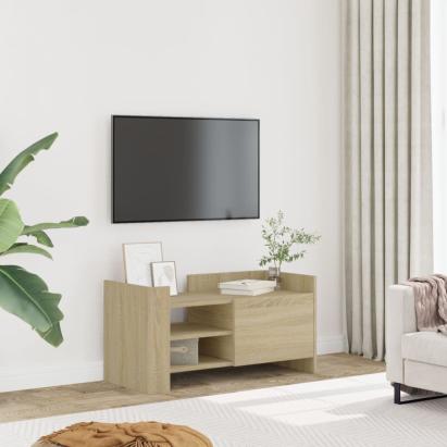 Comodă TV, stejar sonoma, 80x35x40 cm, lemn prelucrat GartenMobel Dekor