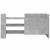 Comodă TV, gri beton, 80x35x40 cm, lemn prelucrat GartenMobel Dekor