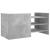 Comodă TV, gri beton, 80x35x40 cm, lemn prelucrat GartenMobel Dekor