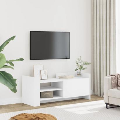 Comodă TV, alb, 100x35x40 cm, lemn prelucrat GartenMobel Dekor