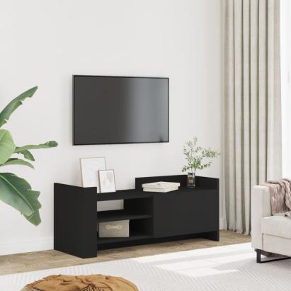 Comodă TV, negru, 100x35x40 cm, lemn prelucrat GartenMobel Dekor