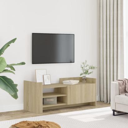 Comodă TV, stejar sonoma, 100x35x40 cm, lemn prelucrat GartenMobel Dekor