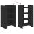 Dulap, negru, 45x35x75 cm, lemn prelucrat GartenMobel Dekor