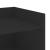 Dulap, negru, 45x35x75 cm, lemn prelucrat GartenMobel Dekor