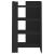 Dulap, negru, 45x35x75 cm, lemn prelucrat GartenMobel Dekor