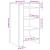 Dulap, gri beton, 45x35x75 cm, lemn prelucrat GartenMobel Dekor