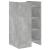 Dulap, gri beton, 45x35x75 cm, lemn prelucrat GartenMobel Dekor