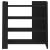 Dulap, negru, 73,5x35x75 cm, lemn prelucrat GartenMobel Dekor