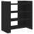 Dulap, negru, 73,5x35x75 cm, lemn prelucrat GartenMobel Dekor