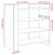 Dulap, stejar sonoma, 73,5x35x75 cm, lemn prelucrat GartenMobel Dekor