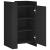 Dulap, negru, 45x35x75 cm, lemn prelucrat GartenMobel Dekor