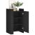 Dulap, negru, 45x35x75 cm, lemn prelucrat GartenMobel Dekor