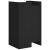 Dulap, negru, 45x35x75 cm, lemn prelucrat GartenMobel Dekor