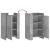 Dulap, gri beton, 45x35x75 cm, lemn prelucrat GartenMobel Dekor