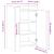 Dulap, stejar fumuriu, 45x35x75 cm, lemn prelucrat GartenMobel Dekor