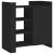 Dulap, negru, 73,5x35x75 cm, lemn prelucrat GartenMobel Dekor