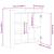 Dulap, negru, 73,5x35x75 cm, lemn prelucrat GartenMobel Dekor