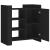 Dulap, negru, 73,5x35x75 cm, lemn prelucrat GartenMobel Dekor