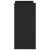 Dulap, negru, 73,5x35x75 cm, lemn prelucrat GartenMobel Dekor