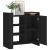 Dulap, negru, 73,5x35x75 cm, lemn prelucrat GartenMobel Dekor