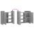 Dulap, gri beton, 73,5x35x75 cm, lemn prelucrat GartenMobel Dekor