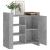 Dulap, gri beton, 73,5x35x75 cm, lemn prelucrat GartenMobel Dekor