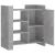 Dulap, gri beton, 73,5x35x75 cm, lemn prelucrat GartenMobel Dekor