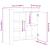 Dulap, stejar maro, 73,5x35x75 cm, lemn prelucrat GartenMobel Dekor