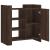 Dulap, stejar maro, 73,5x35x75 cm, lemn prelucrat GartenMobel Dekor
